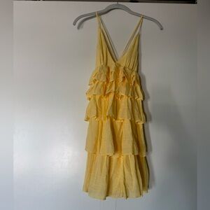 Mustard Seed Yellow Short Dress